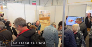 Stand AFA au salon international de l'apithérapie Tours 2024